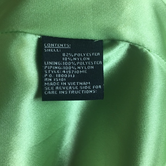 1 Madison Emerald Green Trench Coat Size Large - Picture 7 of 8